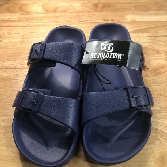 Blue Birkenstock’s type squishy sandals - Picture 2 of 3
